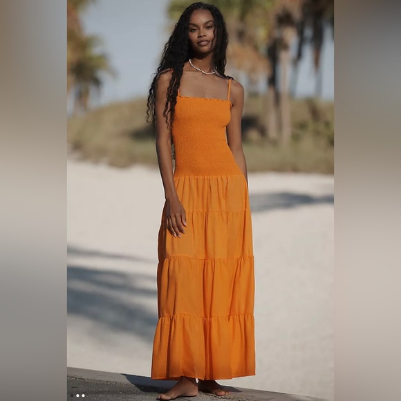 Peixoto Clementine Smocked Tiered Maxi Dress - Picture 1 of 4